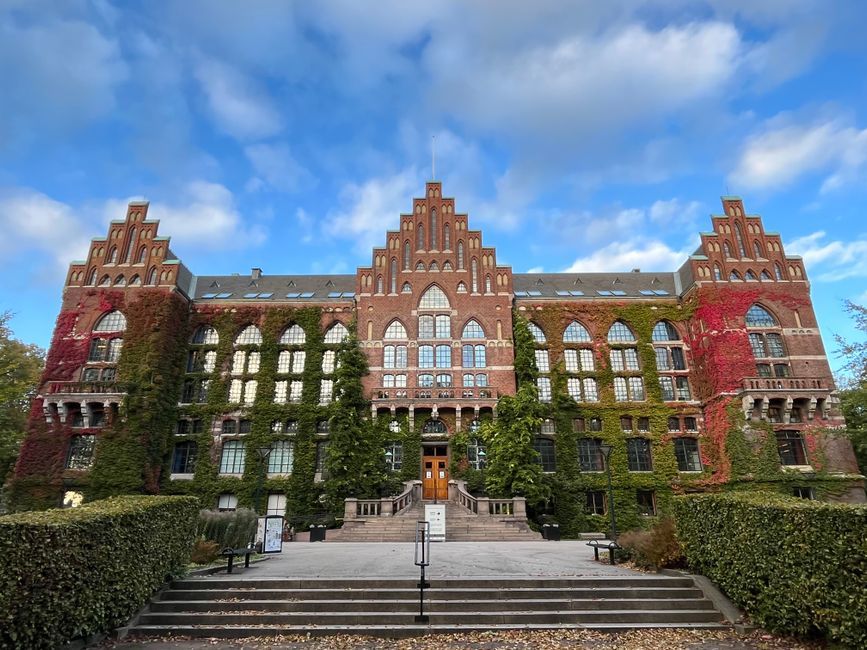 Sweden university campus building exterior