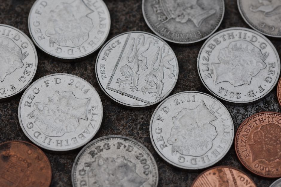 British currency banknotes coins UK