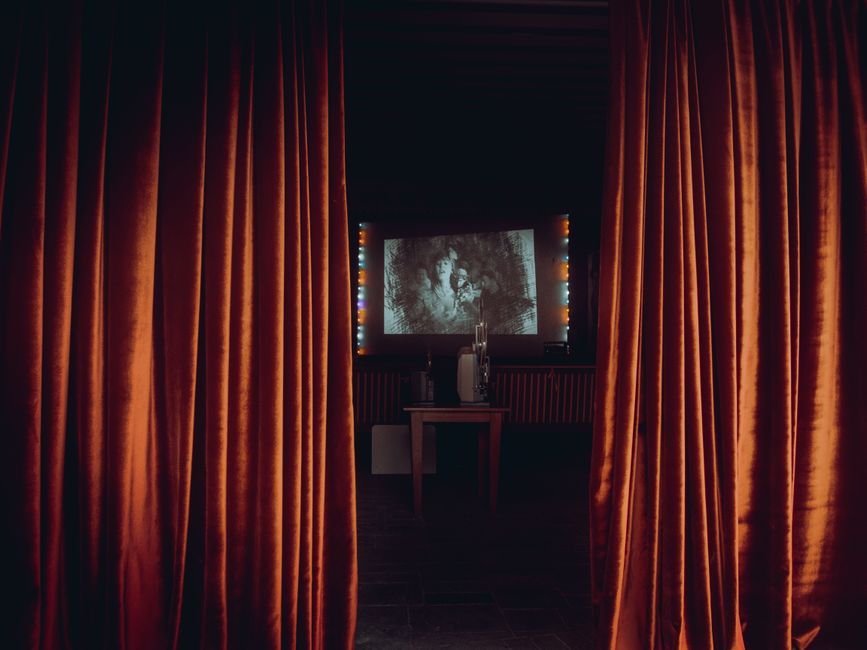 cinema film projector screen
