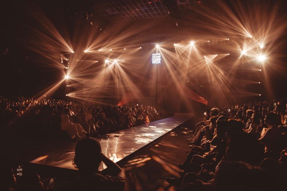 paris fashion week runway stage