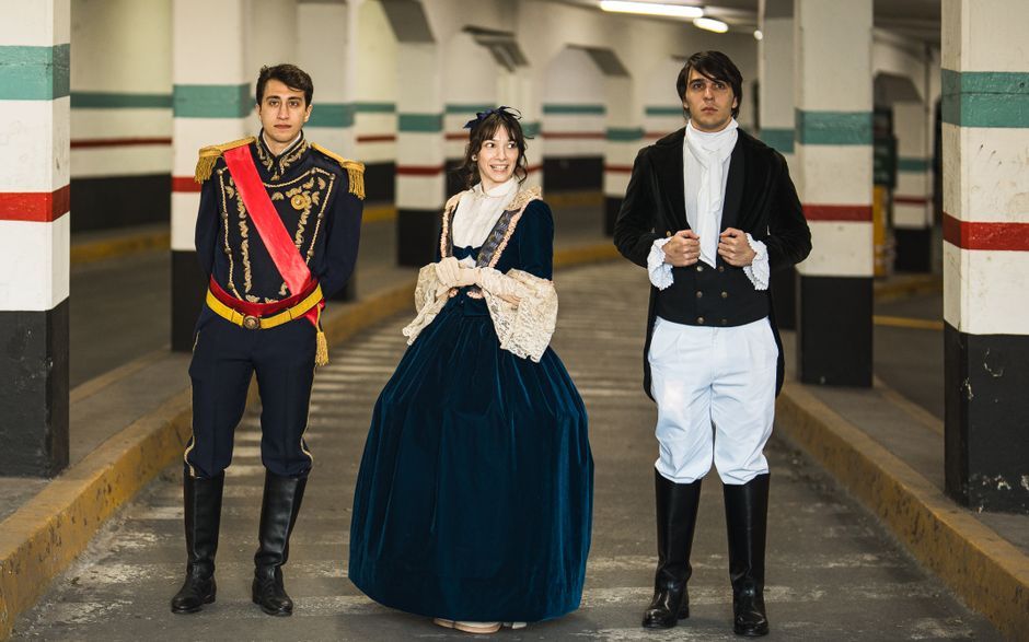 period drama costume television set