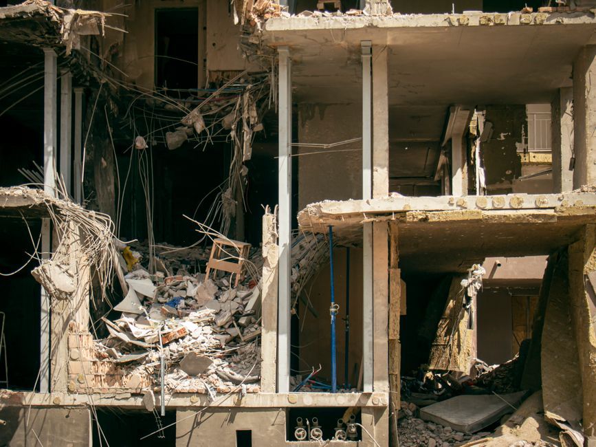 Gaza damage aftermath building ruins