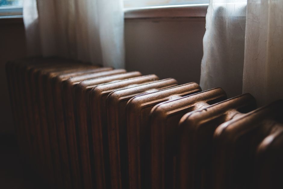 UK home heating radiator winter energy cost