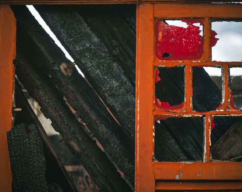 burned building city hall structural damage France