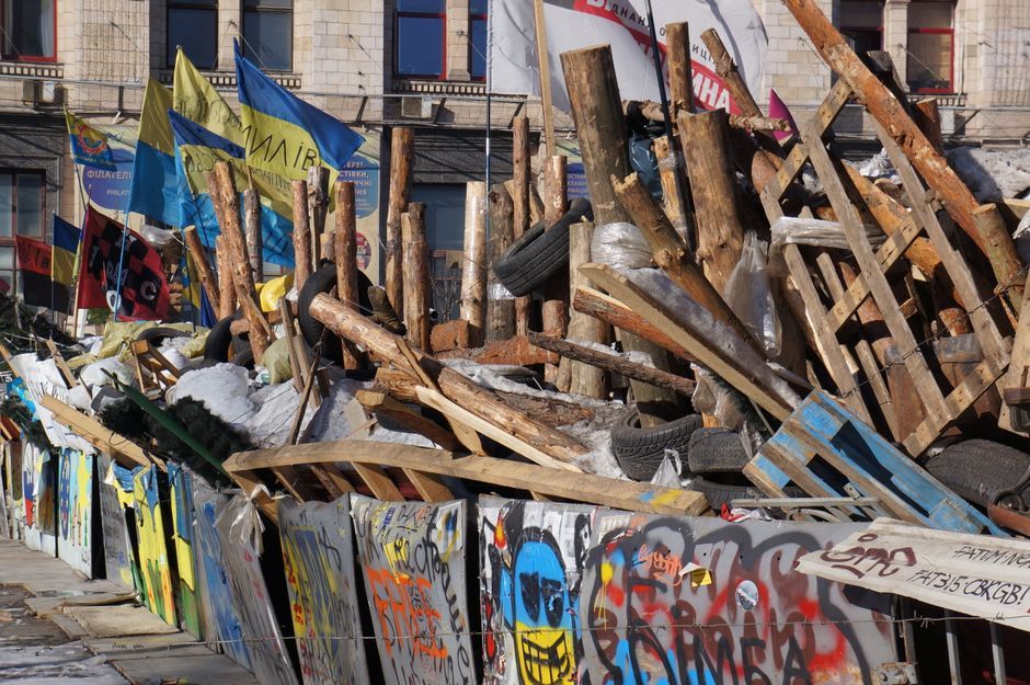 France Marseille street barricade protest