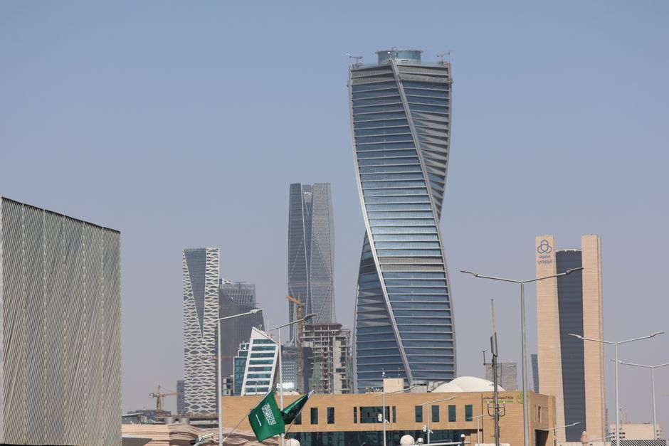 Saudi Arabia Riyadh international airport modern terminal building