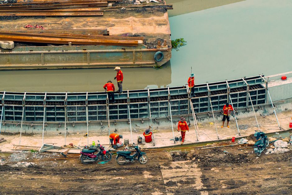 Thailand water canal management project construction