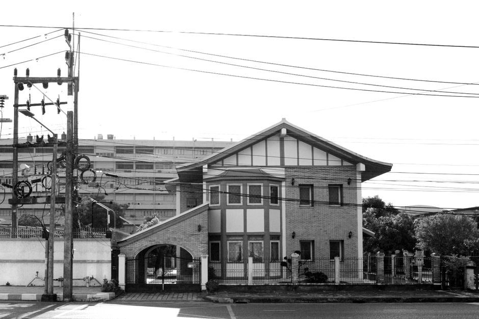 Thailand police station building exterior
