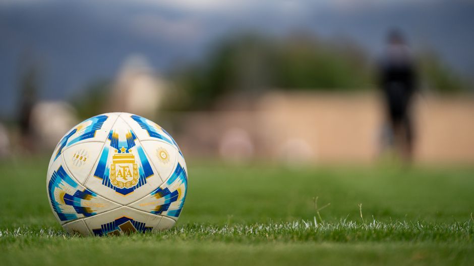 soccer ball grass field close up