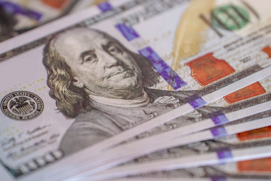 US dollar currency banknotes business economic data