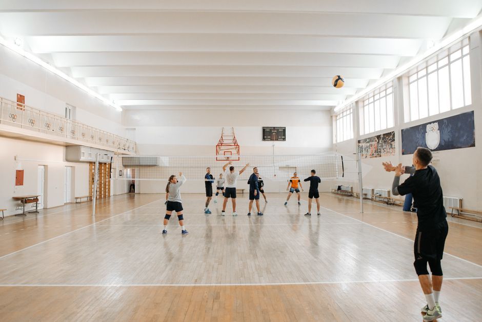 Thailand indoor volleyball training court