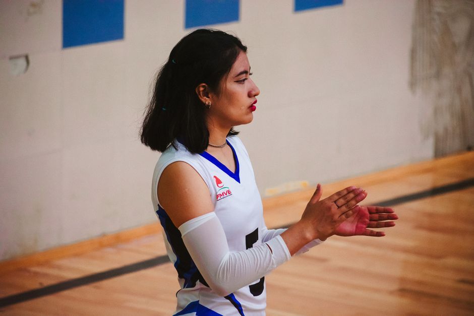indoor volleyball court Thailand tournament match