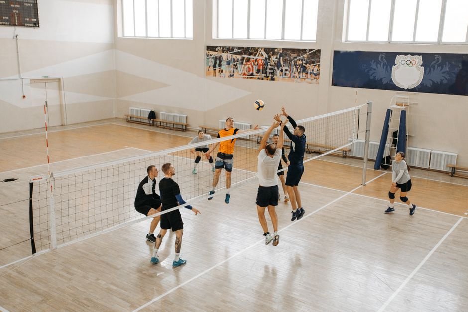 volleyball net indoor stadium Thailand