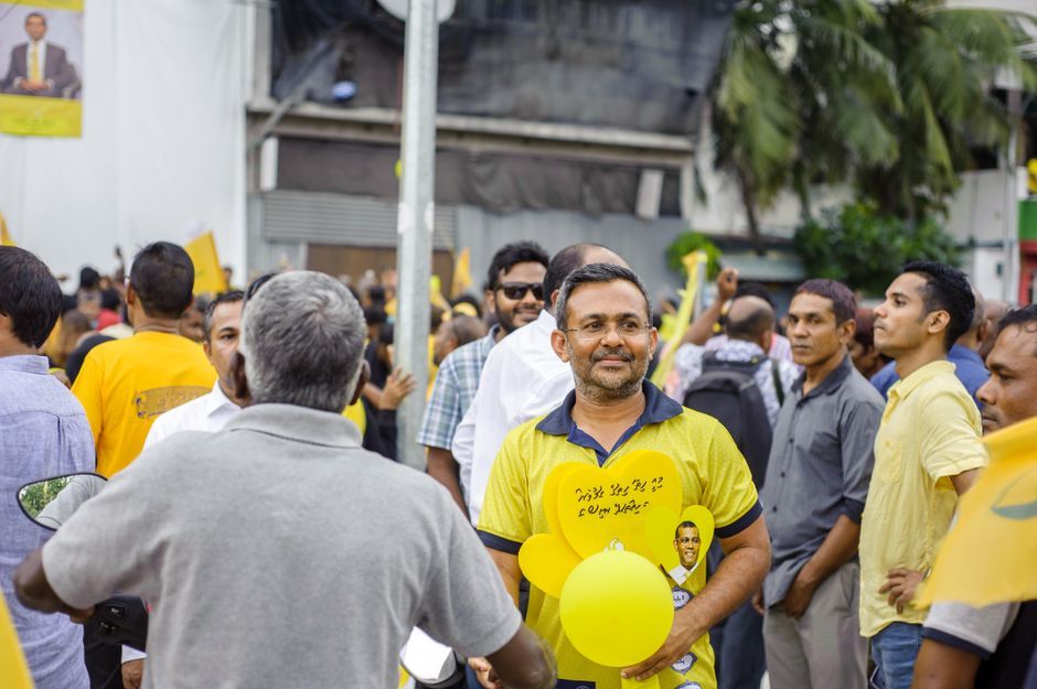 Brazil presidential candidate campaign supporters