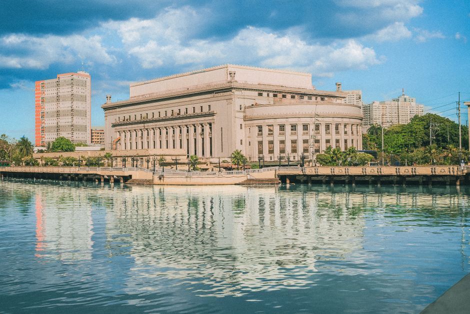 Manila Philippines government building tourism street