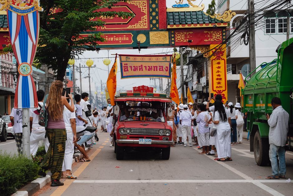 Thailand local community street