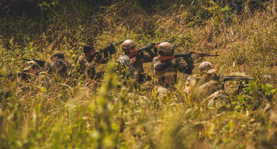 Royal Thai Army soldiers training field