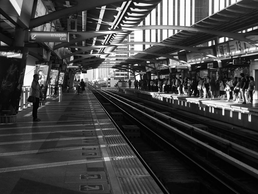 Bangkok Skytrain BTS station Thailand