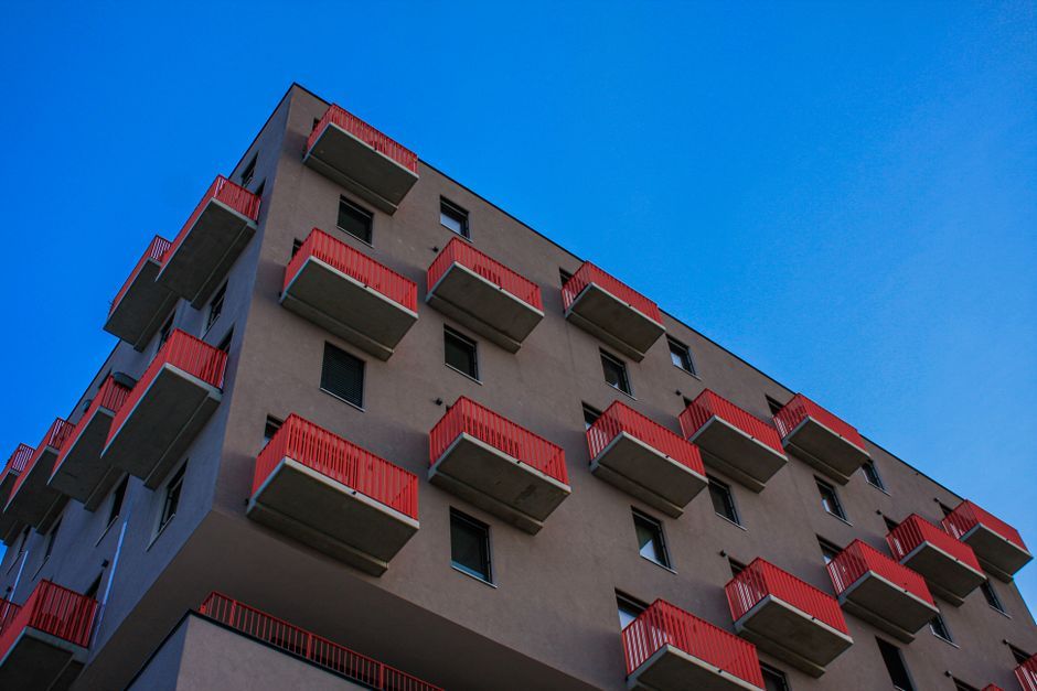 Vienna social housing apartment building