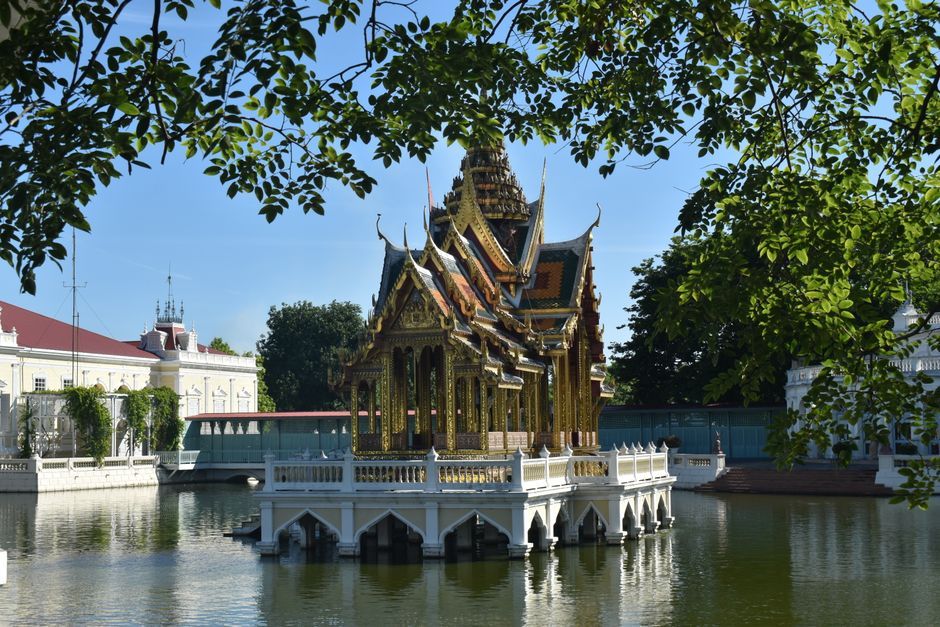 Thailand temple pavilion architecture