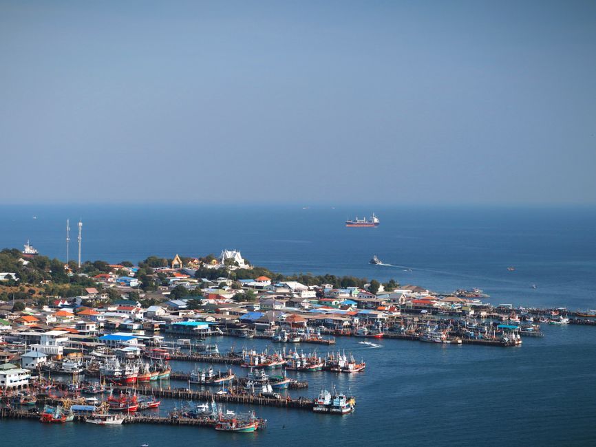 cargo ship port southern Thailand