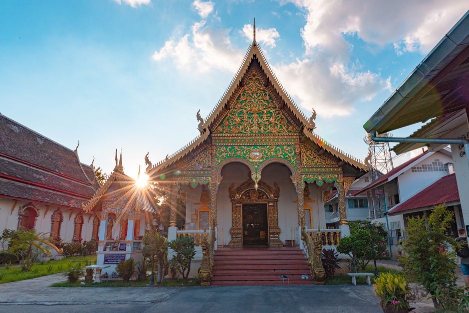 Chiang Mai Thailand street building
