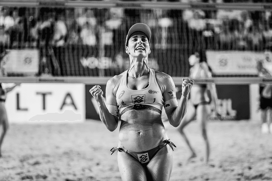 volleyball championship celebration