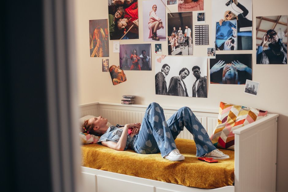 Thai teenager bedroom interior decoration