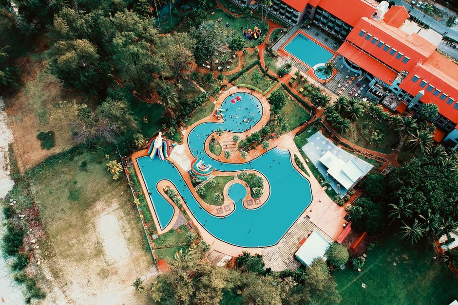 Thailand hotel resort swimming pool nature