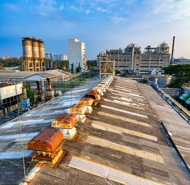 Thailand industrial manufacturing factory building exterior