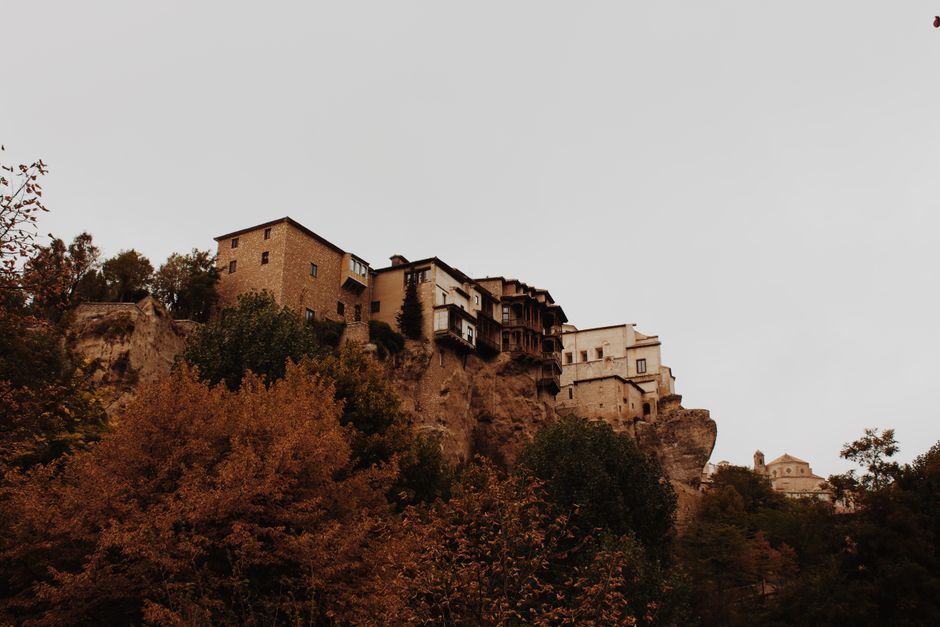 Spain historic inland town landscape