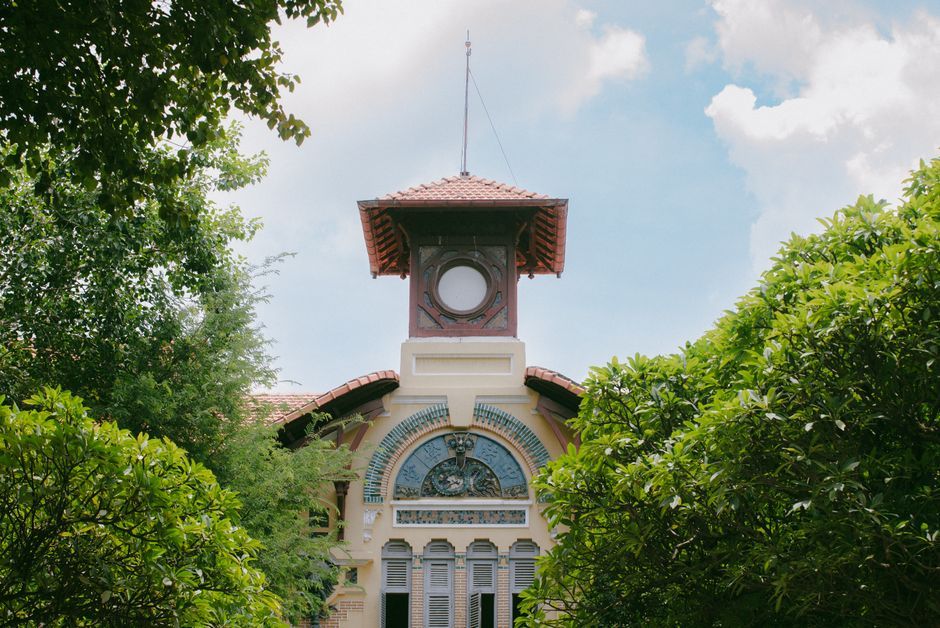 Thailand university traditional roof campus
