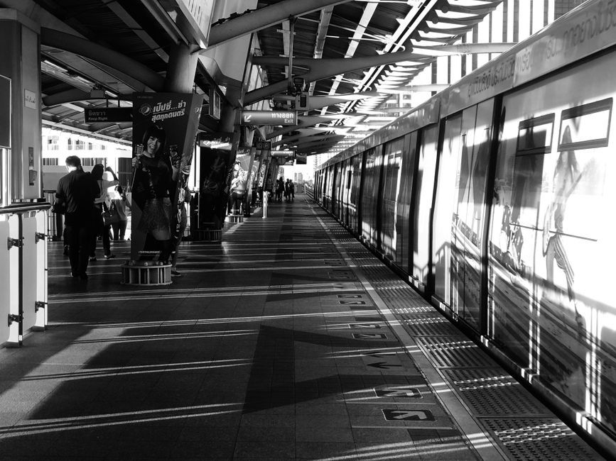 Thailand railway station concourse interior Bangkok
