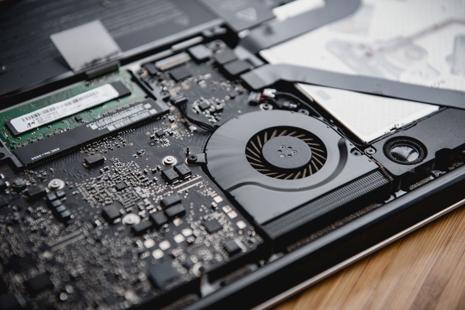 notebook computer processor cooling fan hardware repair