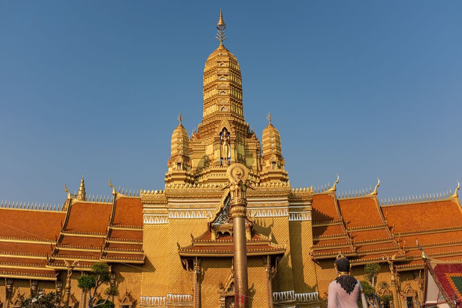 Thailand Buddhist temple architecture exterior
