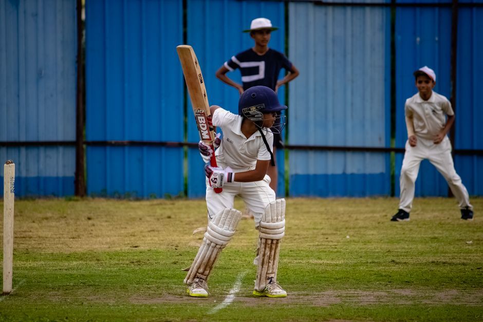 cricket player action field