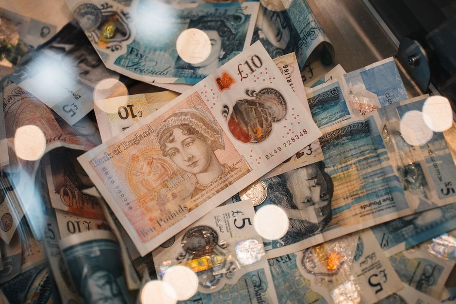 british pound notes banking finance
