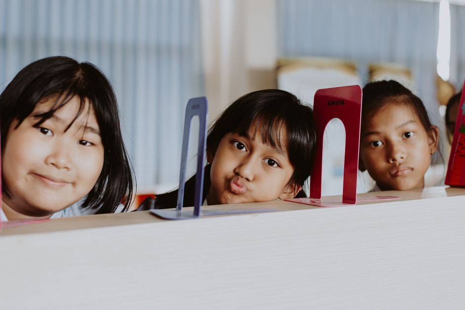 Thailand school students classroom education