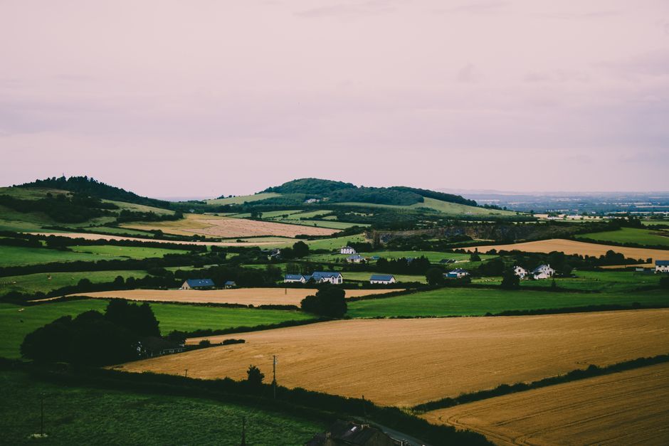 Northern Ireland agricultural landscape countryside