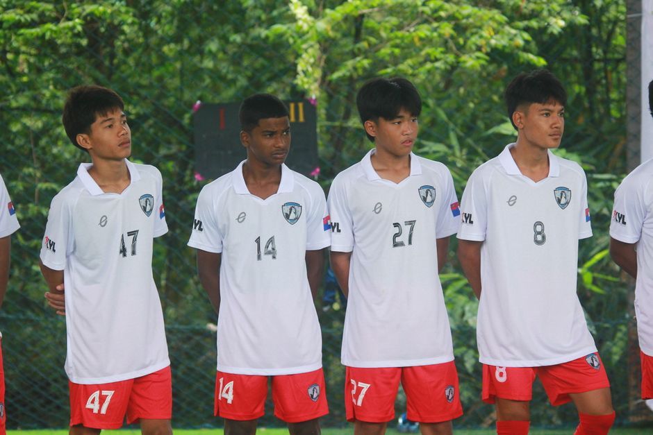 Thai national football team players training