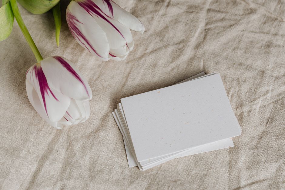 minimalist floral design card background Thailand