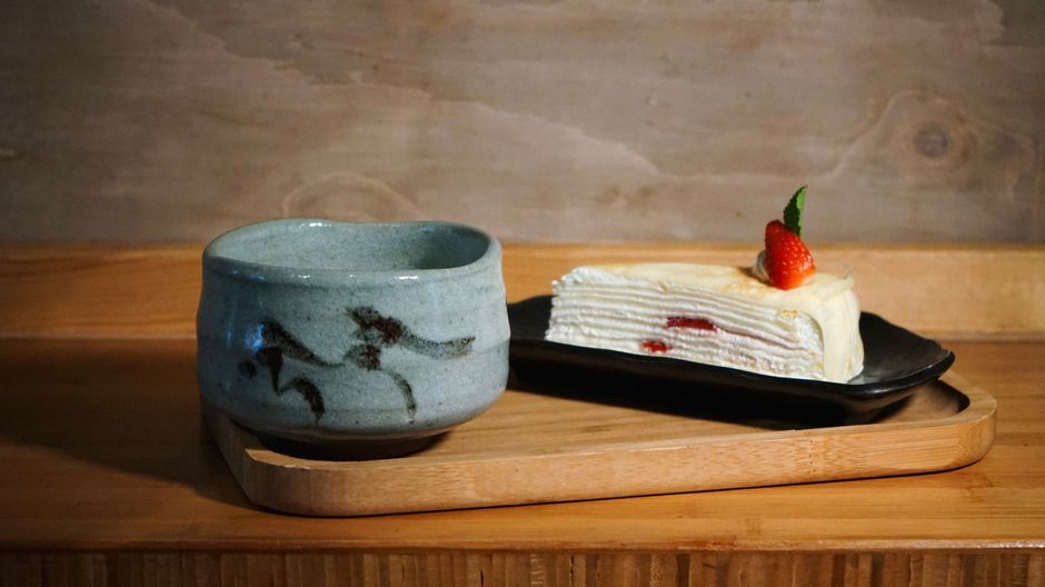 strawberry daifuku matcha