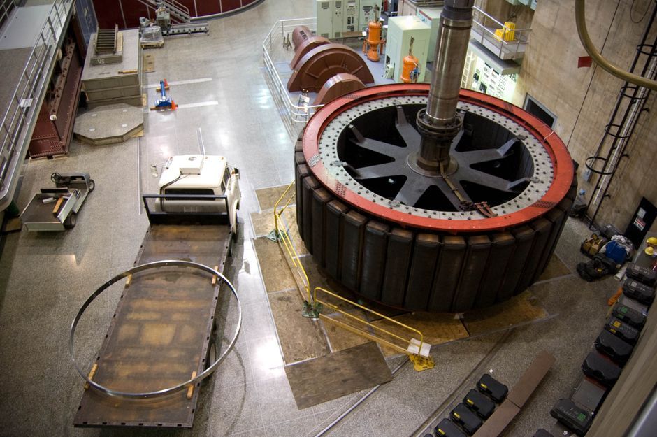 nuclear reactor turbine hall energy generation equipment