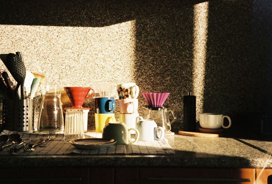 coffee cup ceramic mug kitchen counter