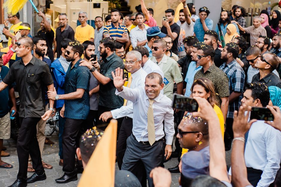 political celebration campaign crowd
