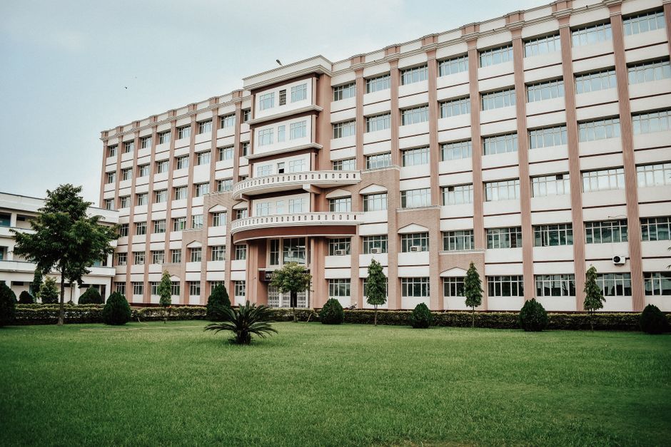Thailand university campus building exterior
