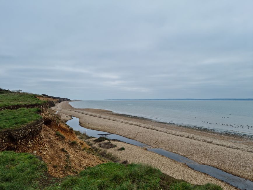 English coast beach ocean view