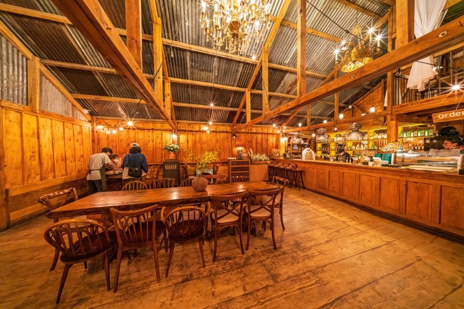 Thailand restaurant cafe interior wooden design