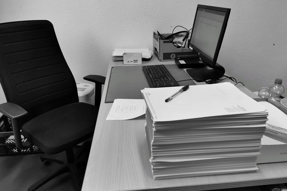 UK business office workspace desk deskwork