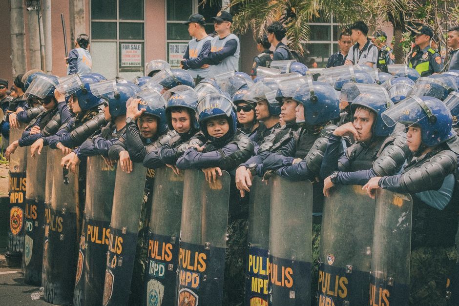 Thailand police and government officers meeting